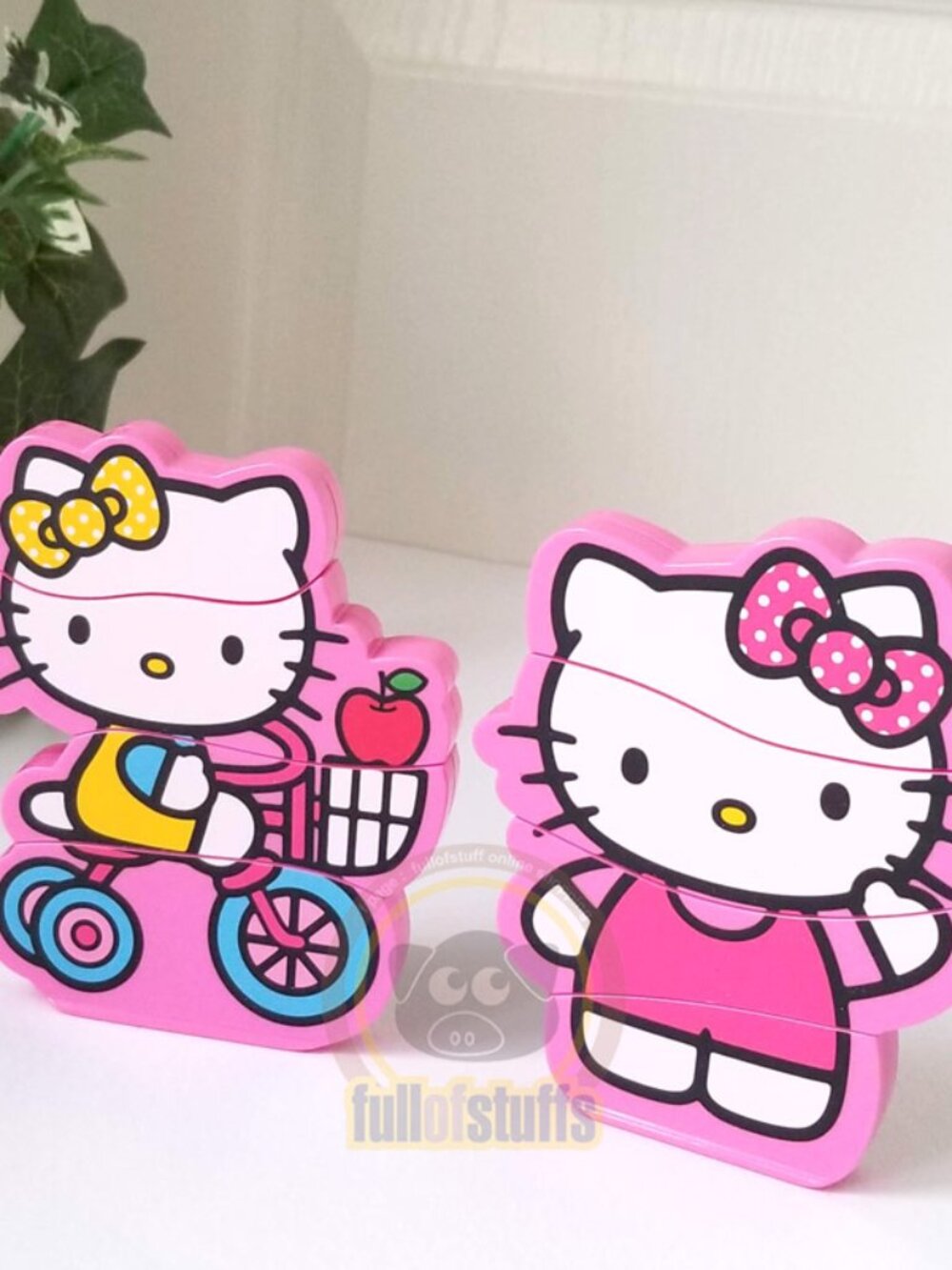 Sanrio Hello Kitty Figure Children Kid Play Learn Puzzle Toys Collection